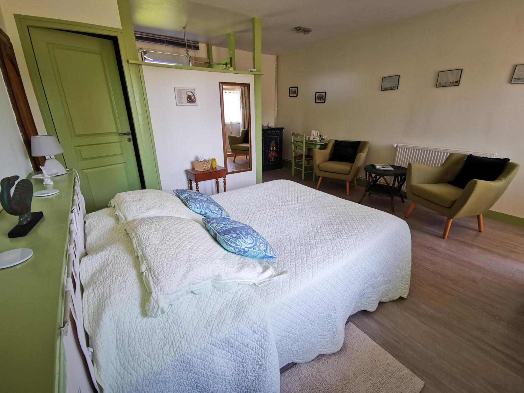 Hotel Les Marronniers Cambremer Zimmer foto